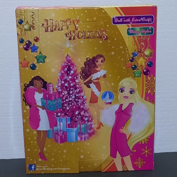 ⚫ $ 8.00 Doll with Extra Outfit Happy Holidays Dolls - Picture 4 of 5